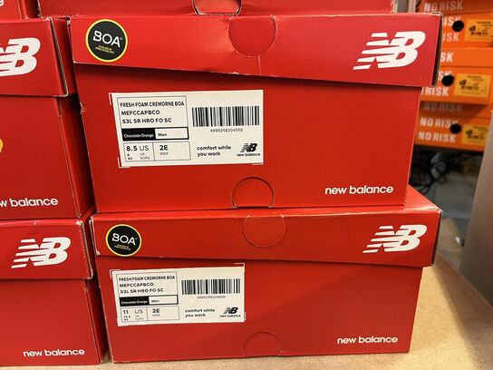 12 Par. New Balance Sikkerheds Sko. Blandet Str og Model