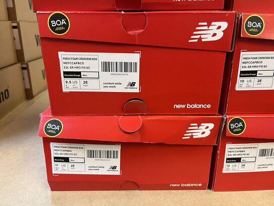12 Par. New Balance Sikkerheds Sko. Blandet Str og Model