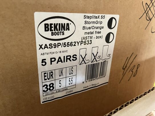 30 Par. Bekina Boots Sikkerhedsgummistøvler