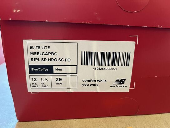 6 Par. New Balance Sikkerhedssko Str.46