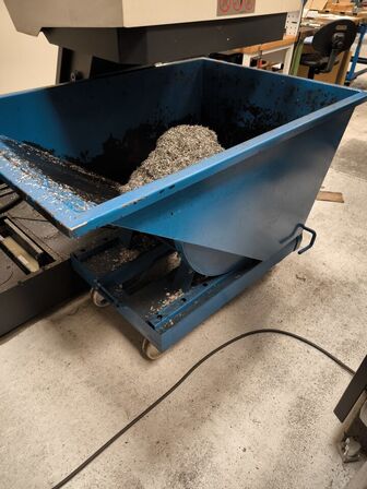 Vippecontainer på hjul