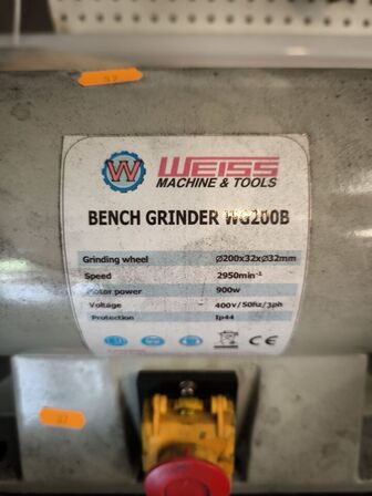 Bænksliber  WEISS WG200B