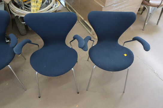 6 stk. stole FRITZ HANSEN "Syveren"
