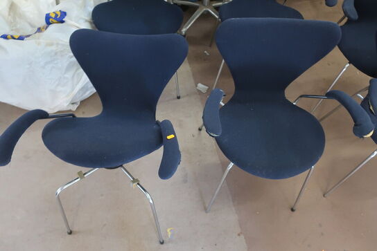 6 stk. stole FRITZ HANSEN "Syveren"
