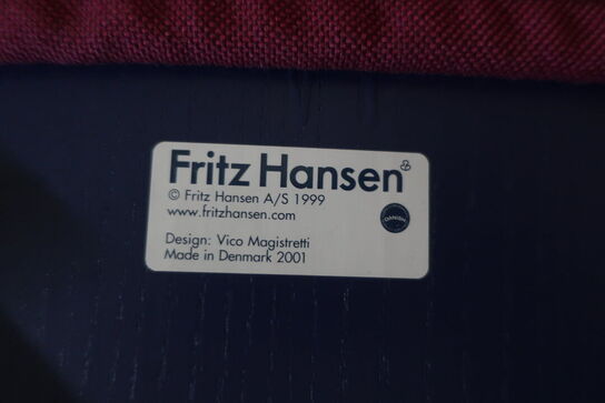 6 stk. stole FRITZ HANSEN Vico 