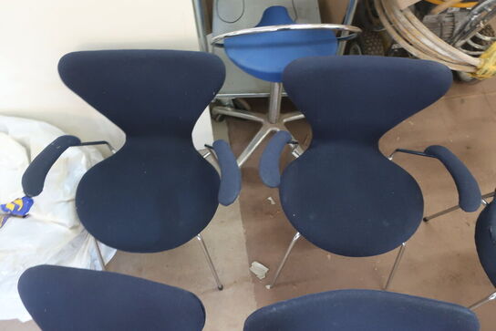 6 stk. stole FRITZ HANSEN "Syveren"