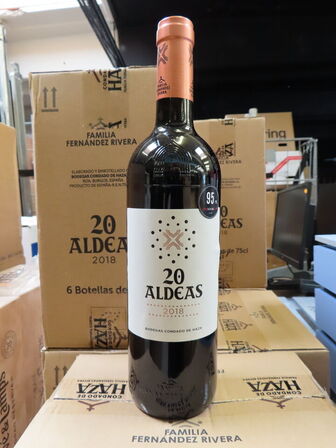 6 fl. rødvin, 20 ALDEAS, Bodegas Condado De Haza 2018