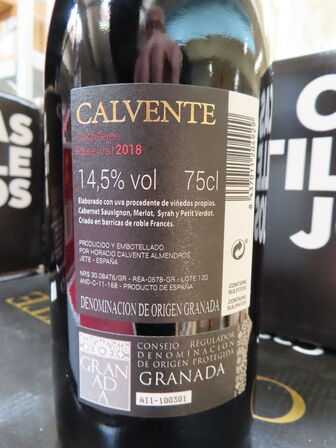 6 fl. rødvin, CAS TILLE JOS CALVENTE, Reserva 2018