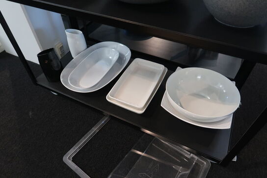 2 stk. reolvogne med indhold