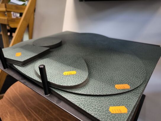 10 stk. dækkeservietter samt 22 stk. bordskånere LINDDNA