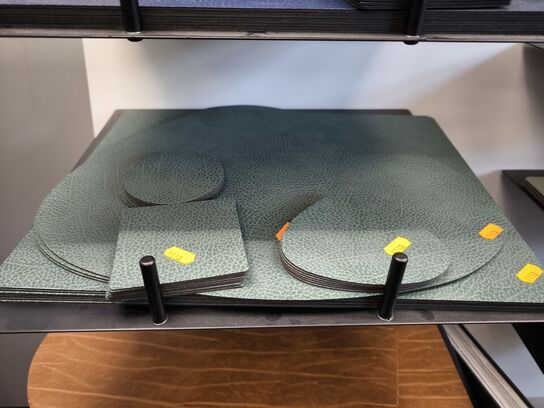 10 stk. dækkeservietter samt 22 stk. bordskånere LINDDNA