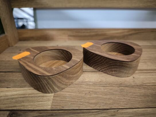 2 stk. fyrfadsstager med magnet LINDDNA