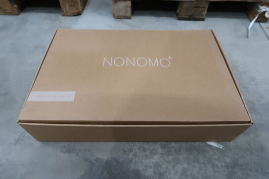 Tvillinge hængevugge i øko bomuld fra Nonomo - Mikrofiber madras - Natur