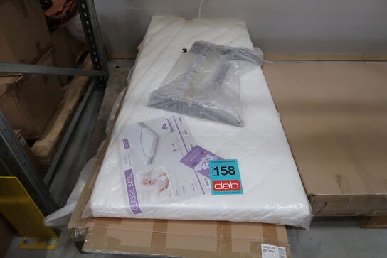 Basson Juniorseng 170x60 cm -  Grå - INKL. MADRAS & stige