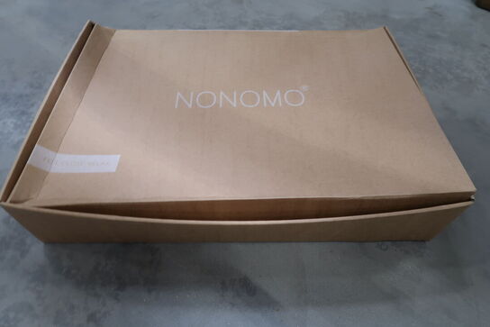 Tvillinge hængevugge i øko bomuld fra Nonomo - Mikrofiber madras - Grå