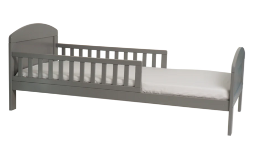 Basson Juniorseng 170x60 cm -  Grå - INKL. MADRAS & stige