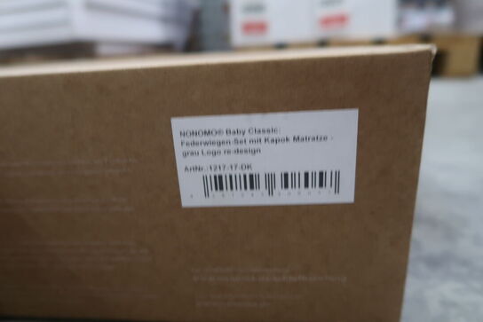 Hængevugge fra Nonomo - Økologisk, m. kapokmadras Grå