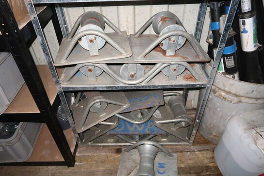 Lagerreol med div. Afrullere