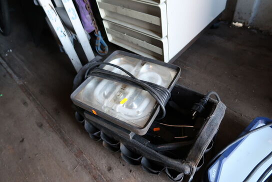 2 stk. arbejdslamper bl.a. SCANGRIP