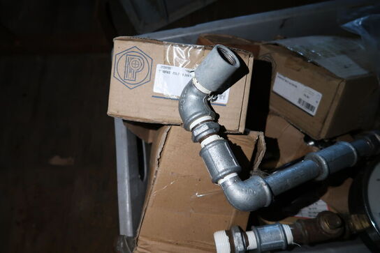 Grenreol med div. Tagrender, rør m.m.