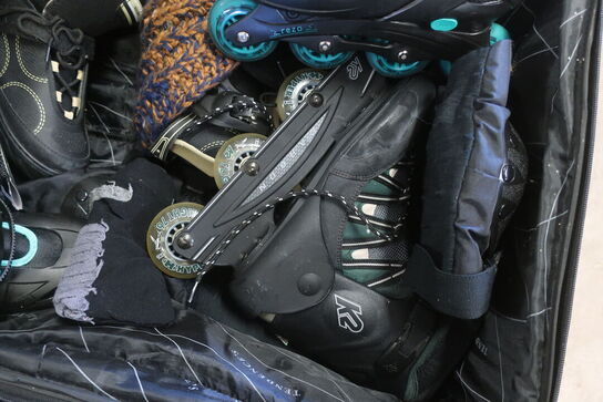 3  par Inliners i Kuffert