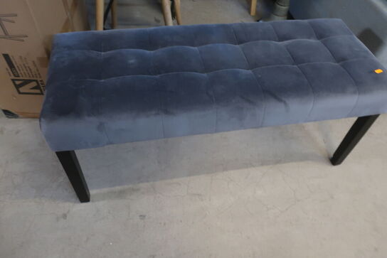 Bænk med Velour betræk