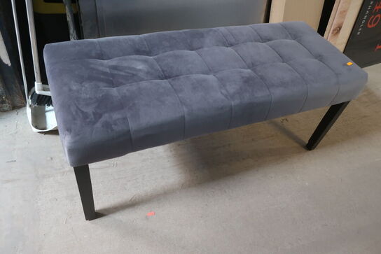 Bænk med Velour betræk