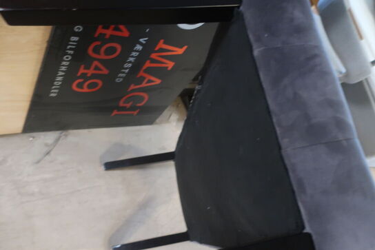 Bænk med Velour betræk