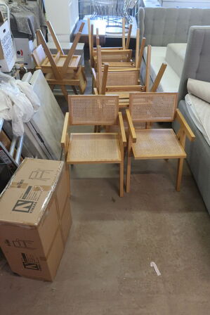 12 Stk. Stole (heraf 2 ubrugte)  NIMARA "AVA CHAIR"