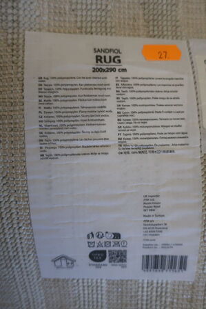 Tæppe SANDFIOL 200 x 290 cm