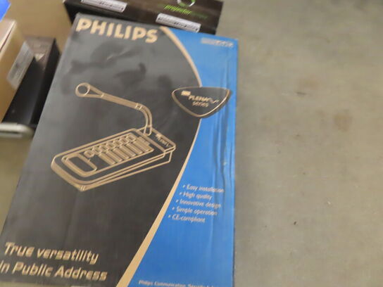 3 paller fra installationsafdeling - Højtalere, kabler, elektronik (se beskrivelse)