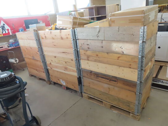 3 paller fra installationsafdeling - Højtalere, kabler, elektronik (se beskrivelse)