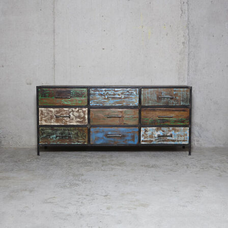 COLOR Kommode  med 9 skuffer