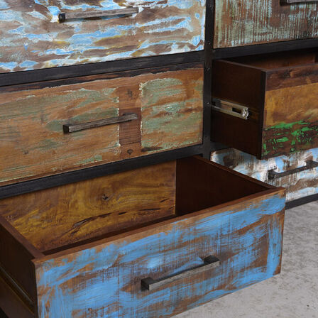 COLOR Kommode  med 9 skuffer