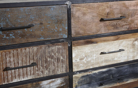 COLOR kommode med 6 skuffer