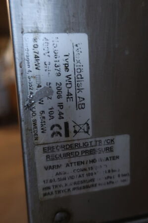 Industriopvasker WEXIÖDISK Model: WD-4E 