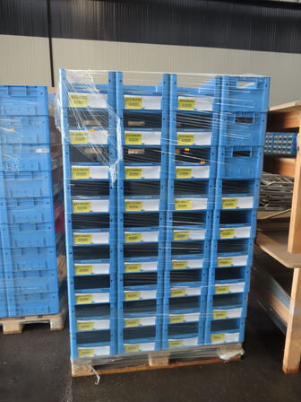 Palle med sortimentskasser