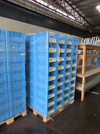 Palle med sortimentskasser