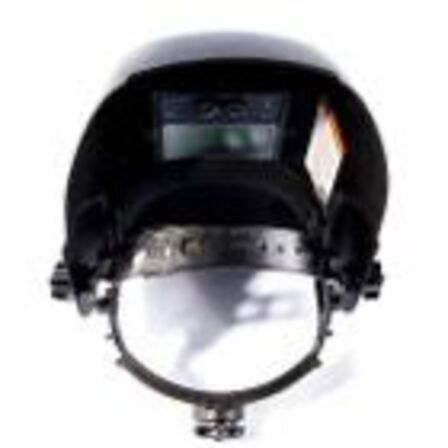 Svejsehjelm med speedglas i farven sort. CE godkendt.