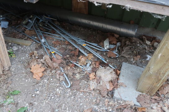 Murebukkestillads med 24 dæk