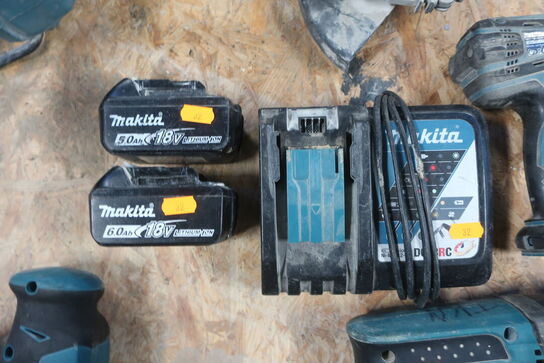 4 stk. akku maskiner MAKITA