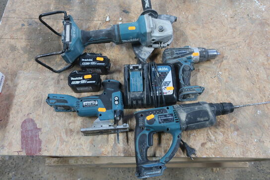 4 stk. akku maskiner MAKITA