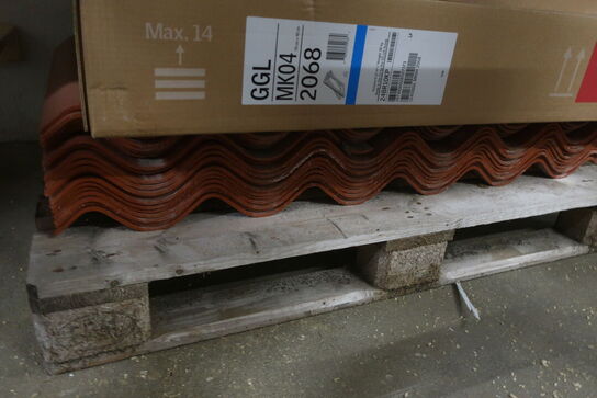 Veluxvindue med tilbehør samt tagplader