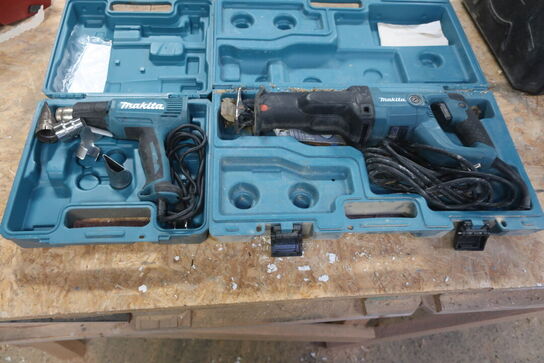 Varmpistol og bajonetsav MAKITA HG5030, JR3050T