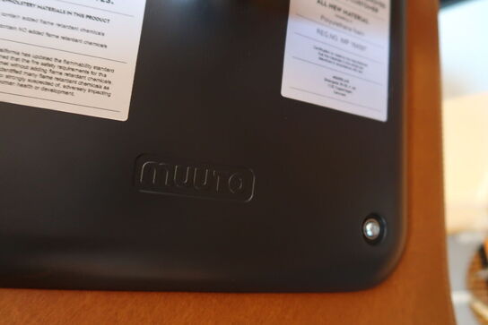 9 stk. mødestole i læder MUUTO