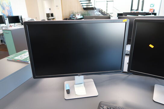 2 stk. computerskærme DELL, tastatur og dockingstation LENOVO