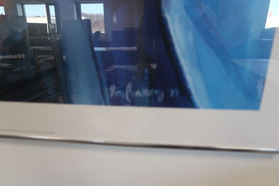 Indrammet plakat af Peter Lundberg