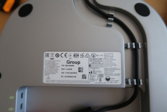 Konferencetelefon LOGITECH, skærm LOGITECH V-U0038, samt kamera