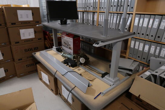 2 stk. el. hæve/sænke skriveborde