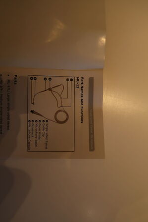 2 stk. mikrofoner headworn MIPRO